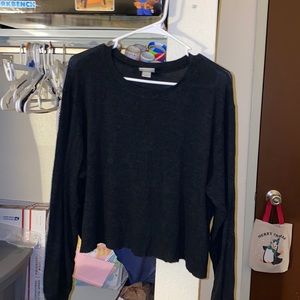 Crop style sweater